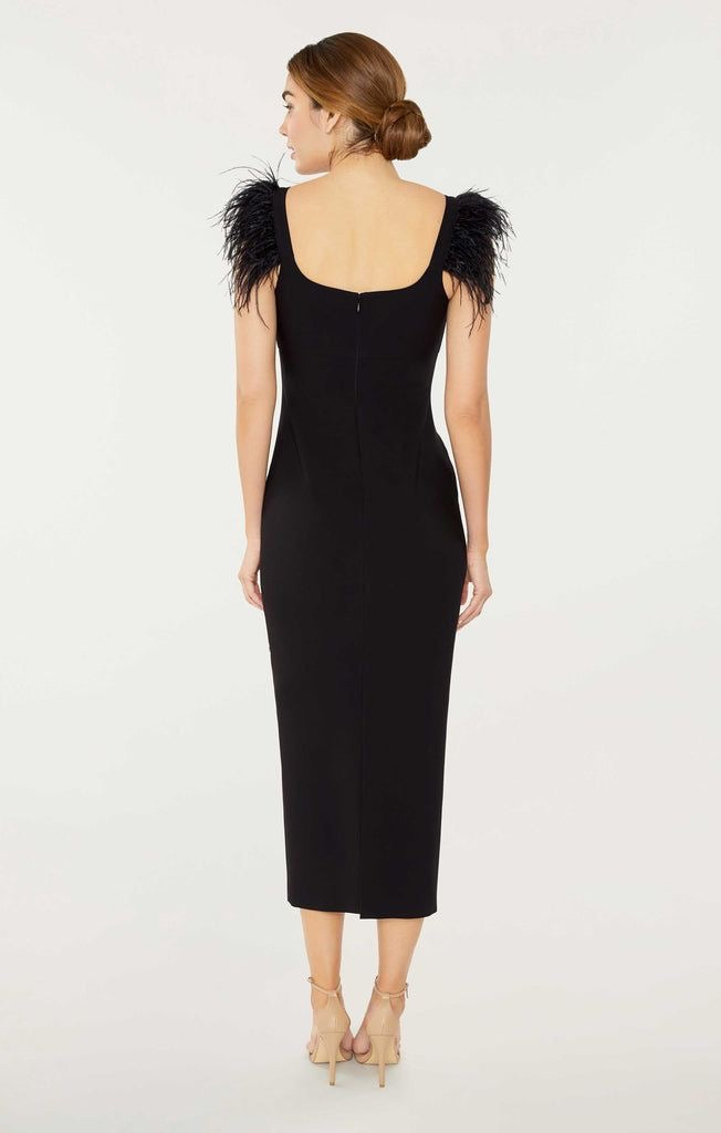 Camellia Embellished Feather Dress