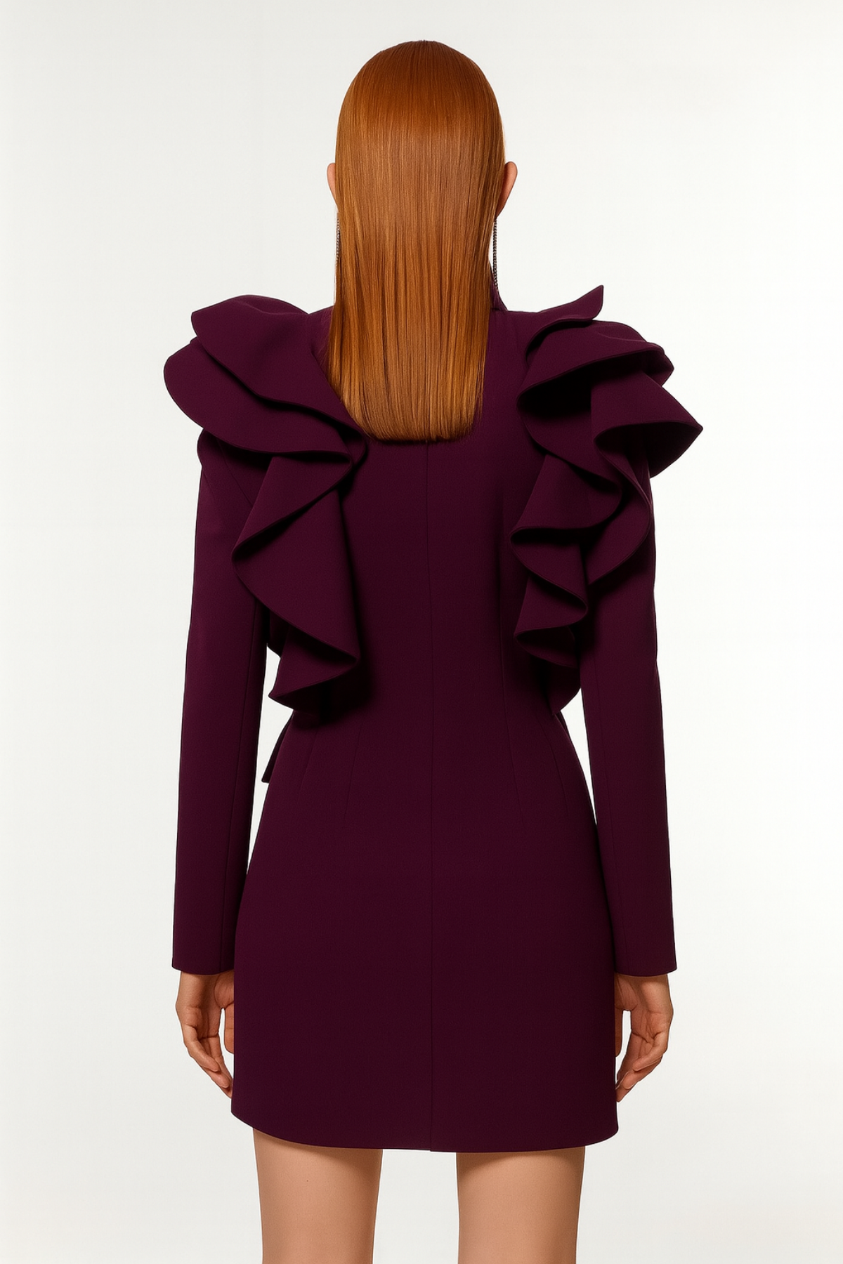 Orchid Ruffle Layered Dress