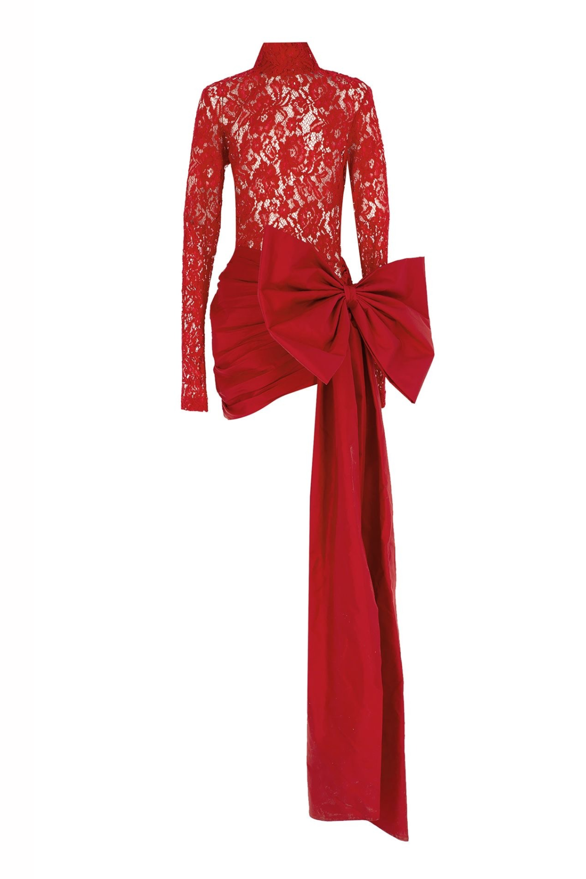 Red Reverie Laced Dress