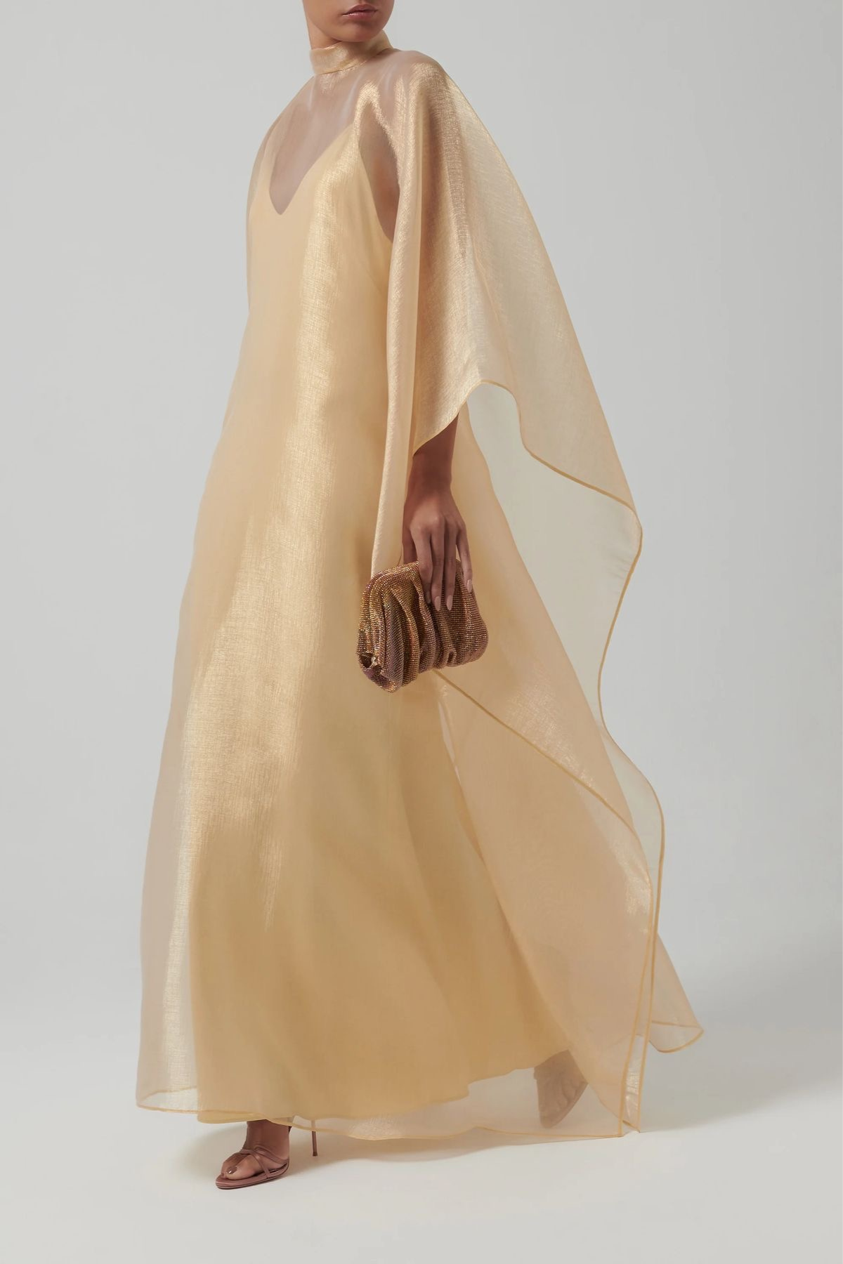 Golden Mist Cape Kaftaan