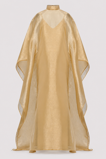 Golden Mist Cape Kaftaan