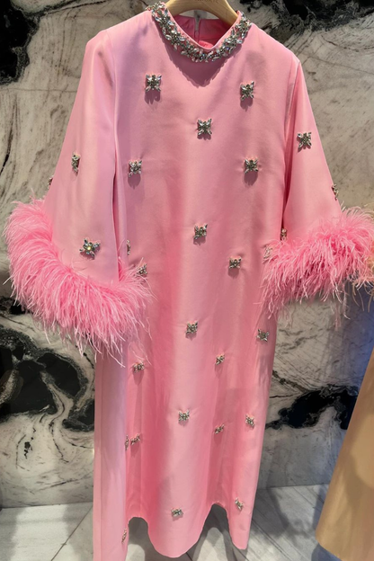 The Feather Luxe Kaftan