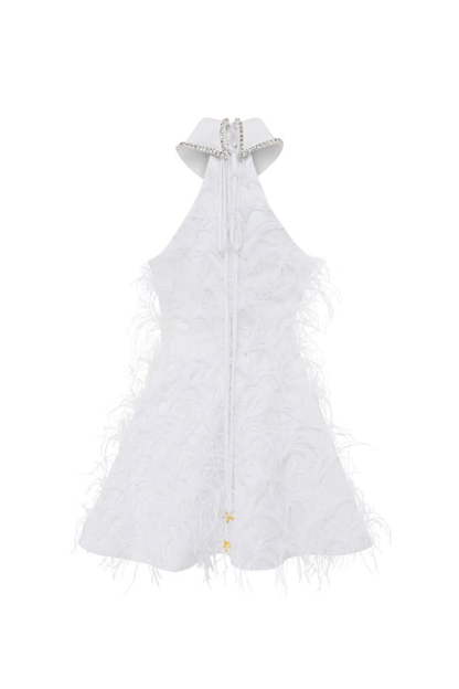 Swan Muse Embellish Feather Dress