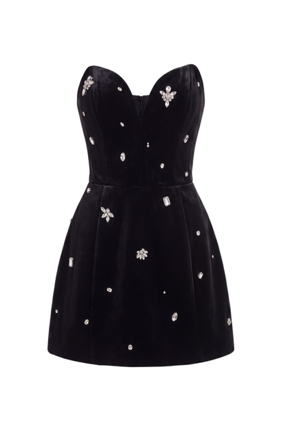 Velvetino Embellished Dress