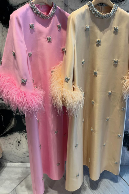 The Feather Luxe Kaftan