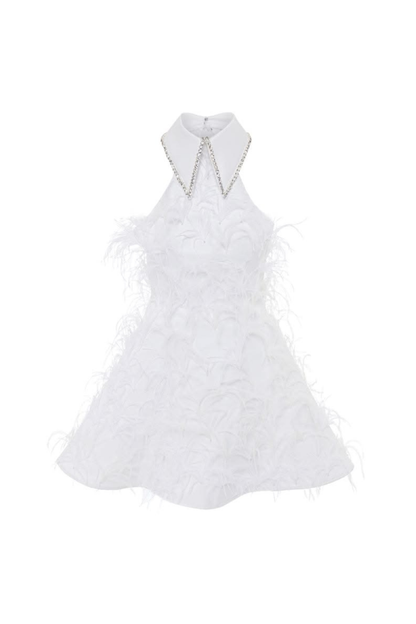 Swan Muse Embellish Feather Dress