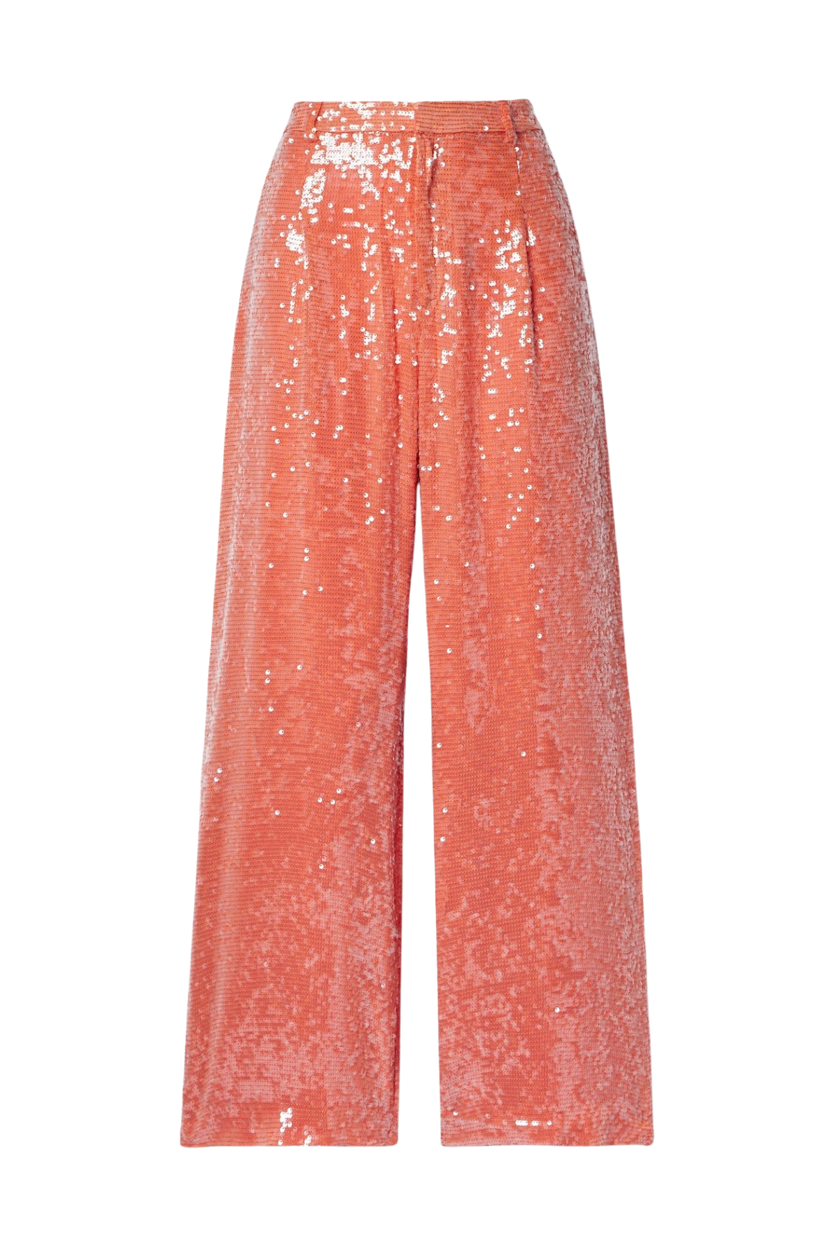 Coral Feather Sequins Set