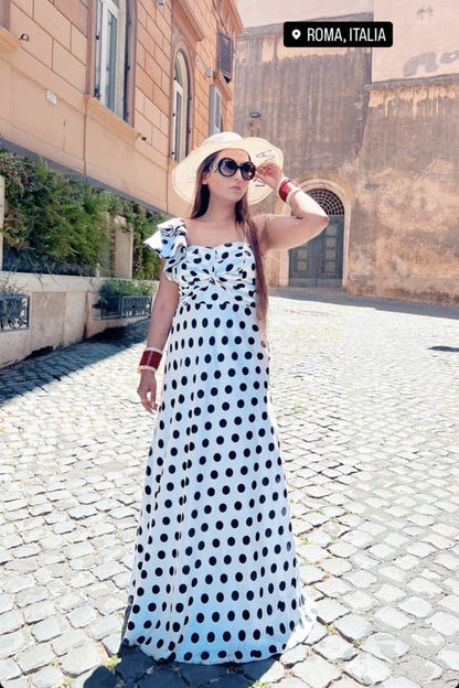 Polka Ruffle Dress
