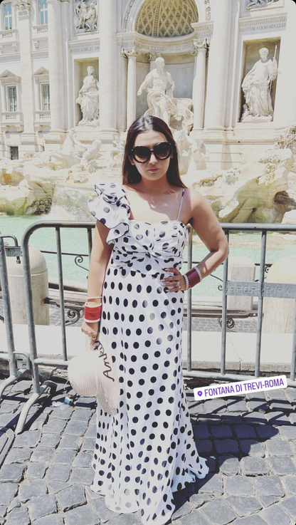 Polka Ruffle Dress