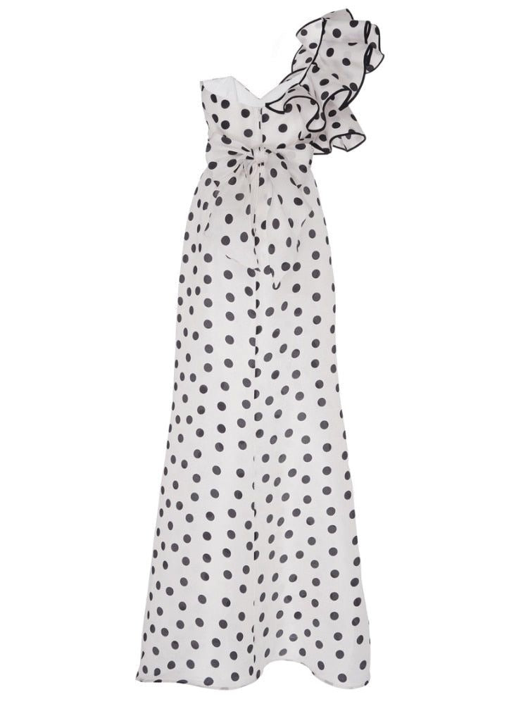 Polka Ruffle Dress