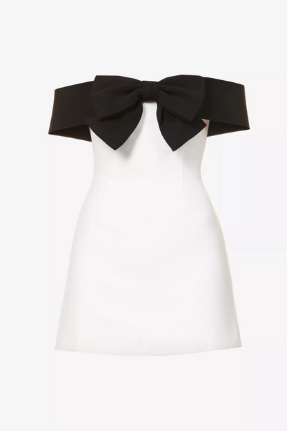 Timeless Elegance Off-Shoulder Dress