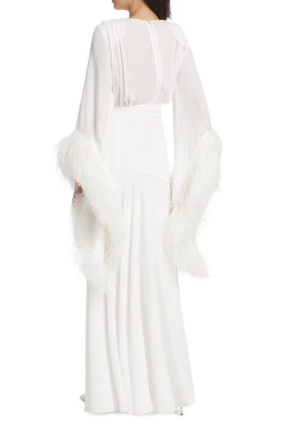 Moonlight Feather Dress