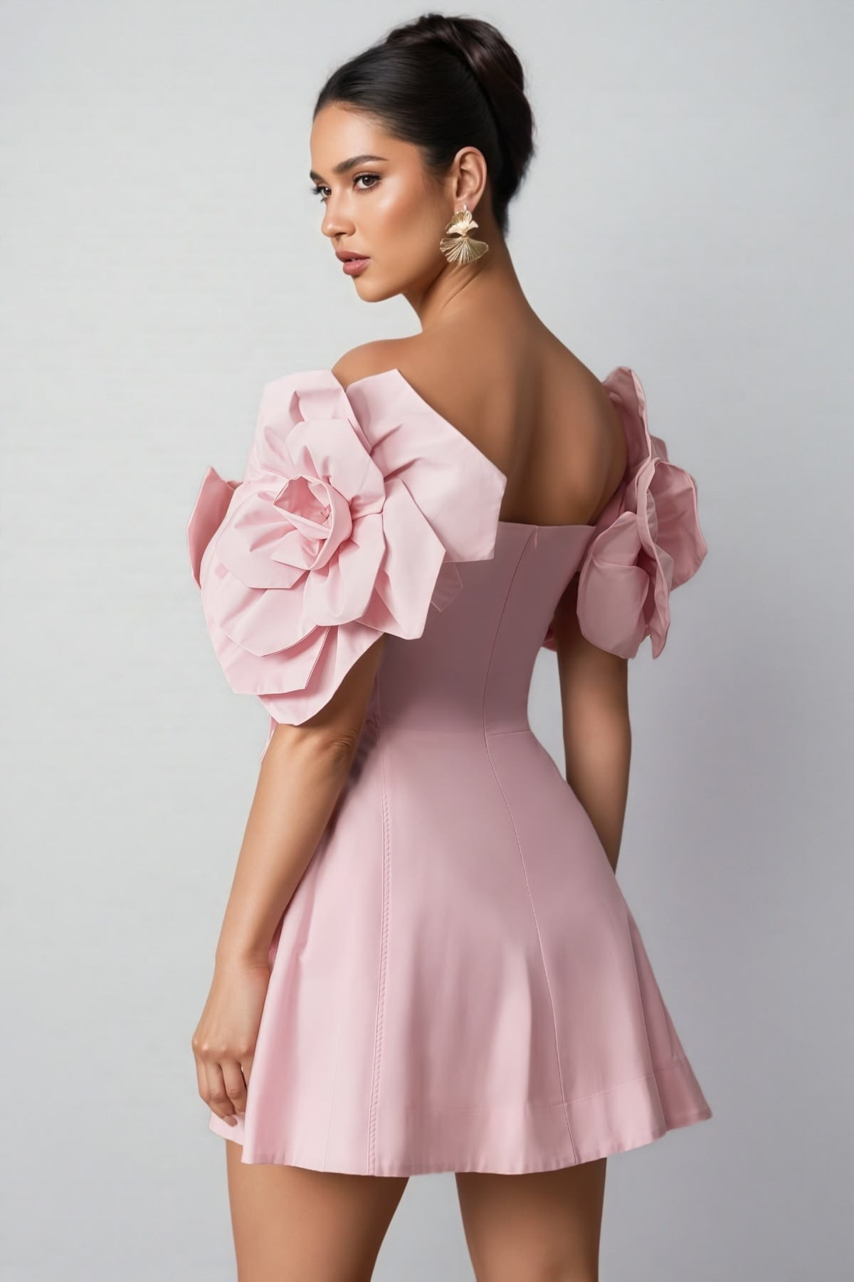 Rosé Petal Mini Dress