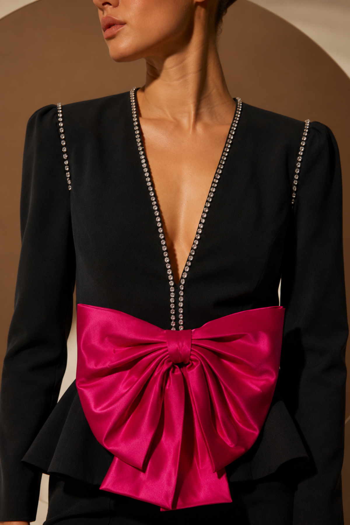 Black Crystal Edge Co-ord Set