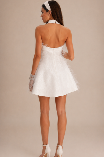 Swan Muse Embellish Feather Dress