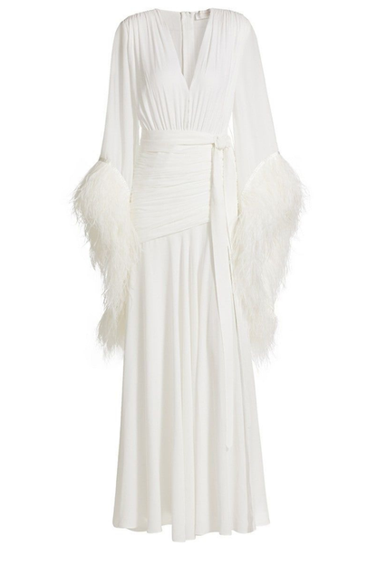Moonlight Feather Dress