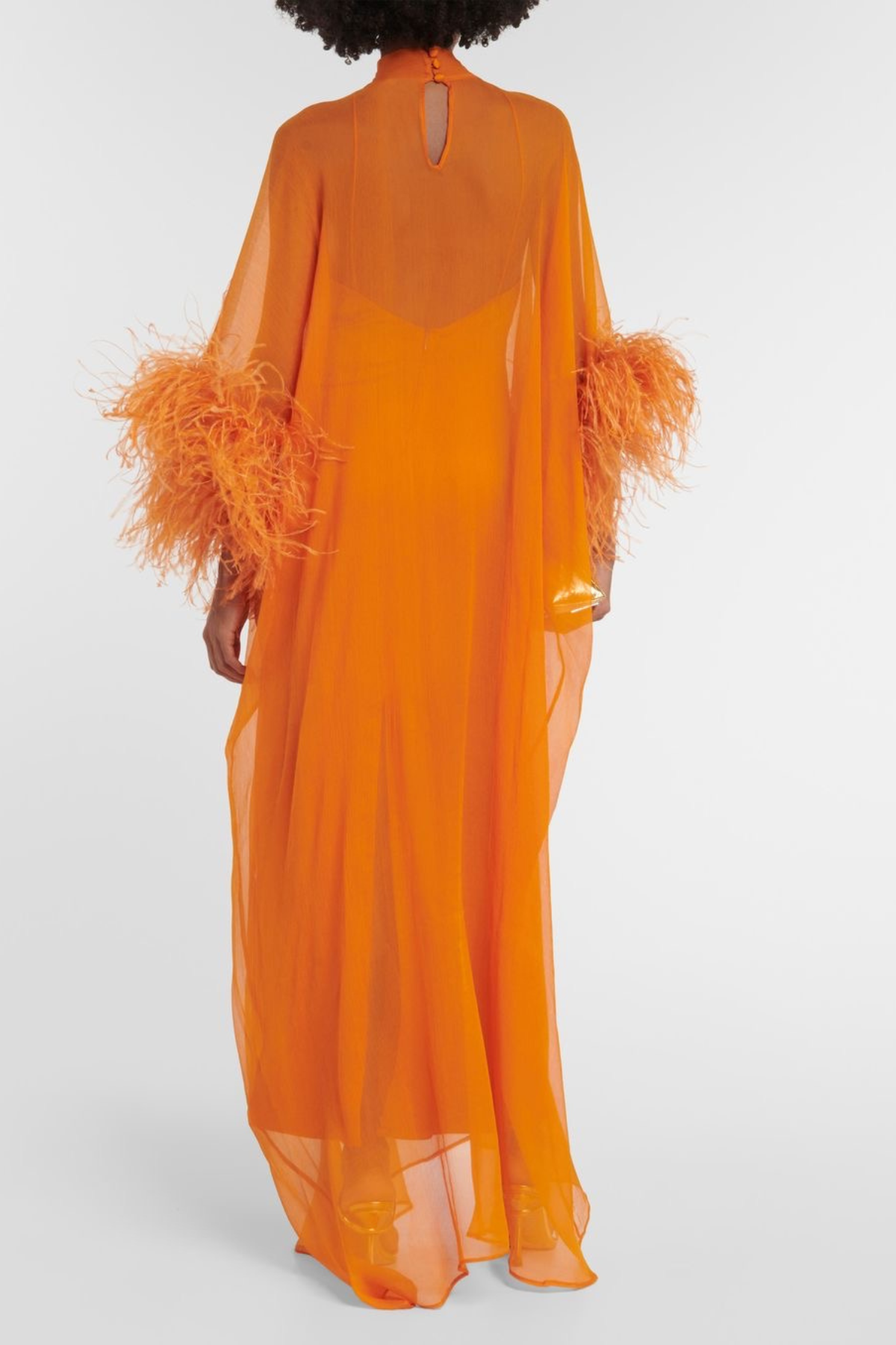Sunset Feather Gown