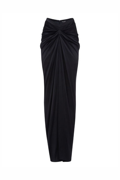Exclusive 3D Flower corset with draped skirt