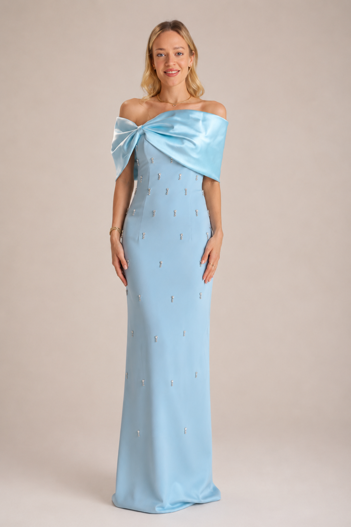 Diamond Drop Maxi Gown