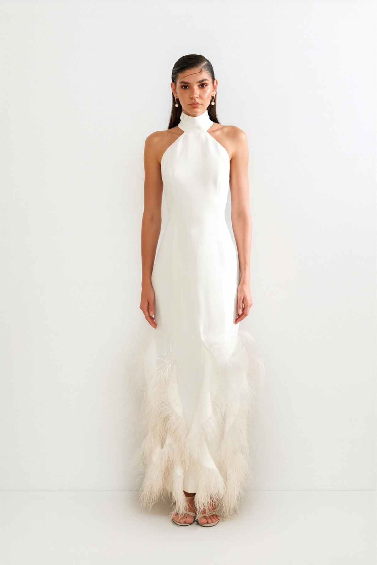 Pure Plume feather Statement Gown