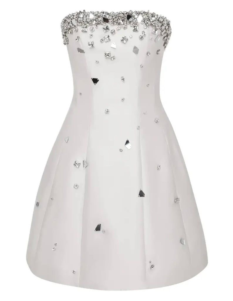 Crystal Embellish A-line Dress - Image 7